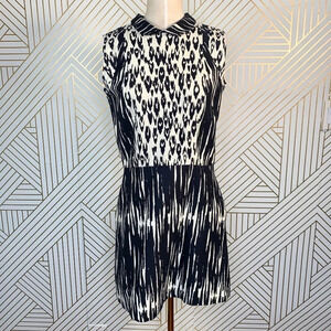 Sea New‎ York Animal Ikat Print Collared Dress